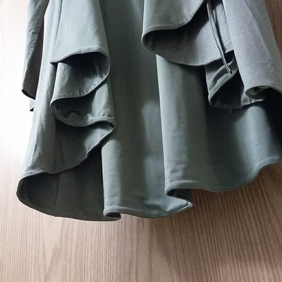 Olive shimmer wrap cardi - Picture 5 of 8